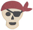 QuicKutz-pirate skull - KS-0780